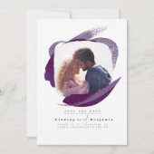 ナモダンスパープルが日付の写真を救う セーブザデート (正面)