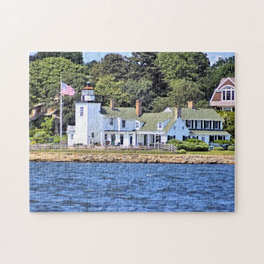 ナヤットポイントライトハウスロードアイランドパズル ジグソーパズル (横)