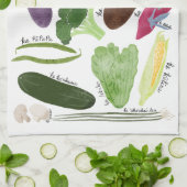 ナラウ・アンアイ白キッチンタオル キッチンタオル (折り畳み)