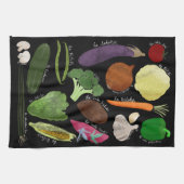 ナラウ・アンアイ黒キッチンタオル キッチンタオル (横)