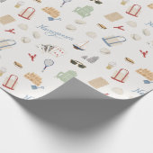 ナラガンセットフルハウスビーチファミリーバケーション ラッピングペーパー (角)