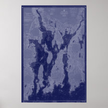 ナラガンセットベイニューポート地図航海のグラフアート