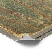 ナラガンセットベイ地形図 ポスター (角)