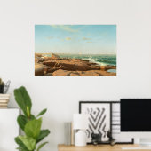 ナラガンセットベイ – W S Haseltineファインアートポスター ポスター (ホームオフィス)