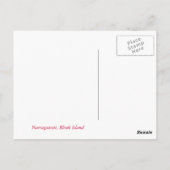 ナラガンセットホームフロント写真 ポストカード (裏面)