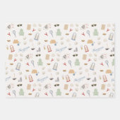 ナラガンセット・ロード・アイランドのビーチファミリーバケーション ラッピングペーパーシート (正面3)