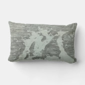 ナラガンセト湾(1907年)のヴィンテージの絵解き地図 ランバークッション (裏面)