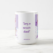 ナラシシスト禁止のクラシックマグカップ コーヒーマグカップ (中央)