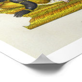 ナラシマ、デ・マレット（色のリトー）彫刻 ポスター (角)