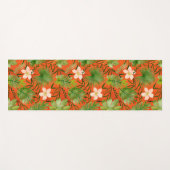 ナラニハワイアントロピカルガーデンがサンゴに反転 ヨガマット (正面(横))