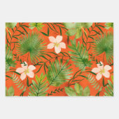 ナラニハワイアントロピカルガーデントリオ ラッピングペーパーシート (正面3)