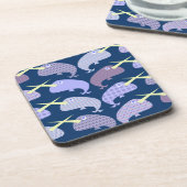 ナラパターン（の模様が）あるウル模様 コースター (左側)