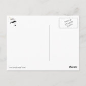 ナラルとパンダが一体 ポストカード (裏面)