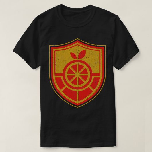 ナランジャアカデミークレストバリアント Tシャツ (デザイン正面)