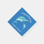 ナラール赤ちゃんシャワー スタンダードカクテルナプキン (角)