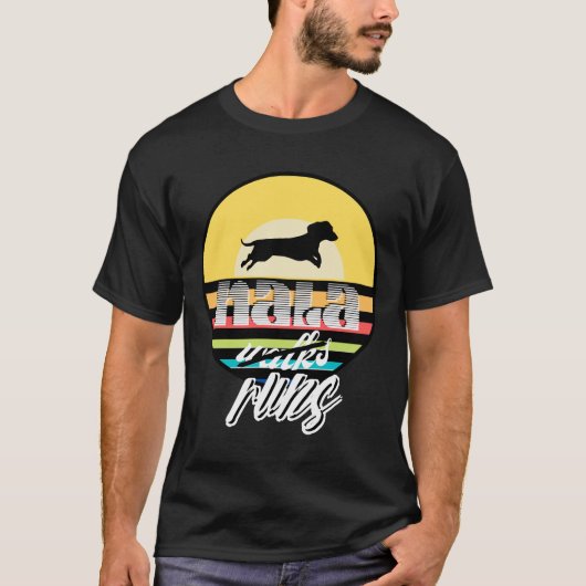 ナラ走ダッシュントIラブランニング Tシャツ (正面)