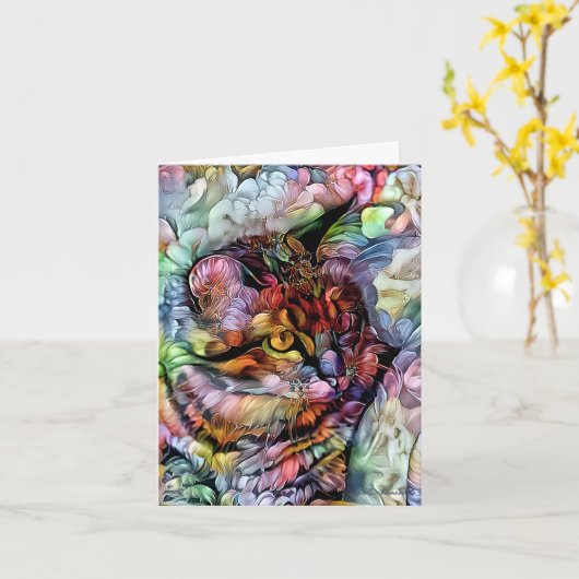 ナリと花 カード (黄色い花)