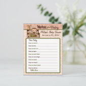 ナリジャングルモンキーベビーアドバイスカードを希望 アドバイスカード (スタンド正面)