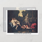 ナルキッスアンドエコーバイニコラプッサン ポストカード (正面/裏面)