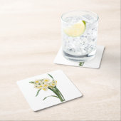 ナルキッス(ナルキッス・タゼッタ) by Redoute スクエアペーパーコースター (インサイチュ)