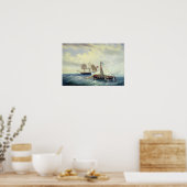 ナルゲン島沖 ポスター (キッチン)