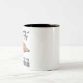 ナルコレプおもしろいシー認識度の贈り物 ツートーンマグカップ (中央)