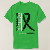 ナルコレプシー認識度はこのFの問題であるため Tシャツ (デザイン正面)