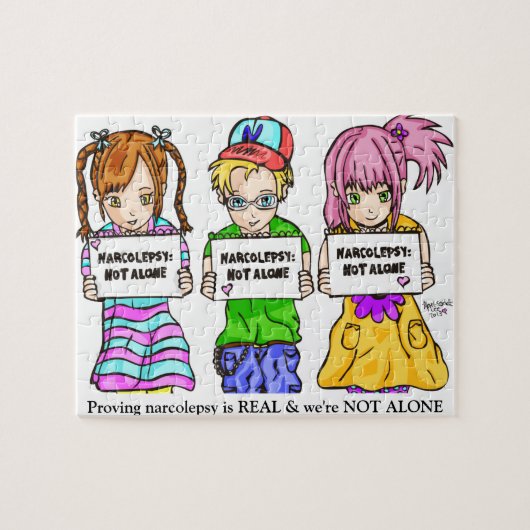 ナルコレプシー: ないALONE™のおもしろいのパズル ジグソーパズル (横)