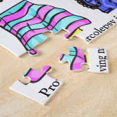 ナルコレプシー: ないALONE™のおもしろいのパズル ジグソーパズル (側面)