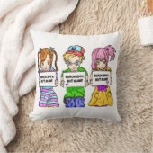 ナルコレプシー: ないALONE™のおもしろいの枕 クッション (ブランケット)