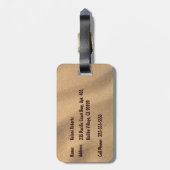 ナルサーフハワイアンビーチラゲージタグ ラゲッジタグ (裏面縦)