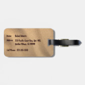 ナルサーフハワイアンビーチラゲージタグ ラゲッジタグ (裏面横)