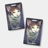 ナルシおもしろいストボス バッジ (正面＆裏面)