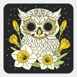 ナルシサス&フクロウスカル スクエアシール