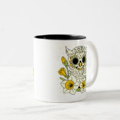 ナルシサス&フクロウスカル ツートーンマグカップ (正面右)