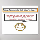 ナルシシストが4人のポスターを聞くのが嫌い ポスター (正面)