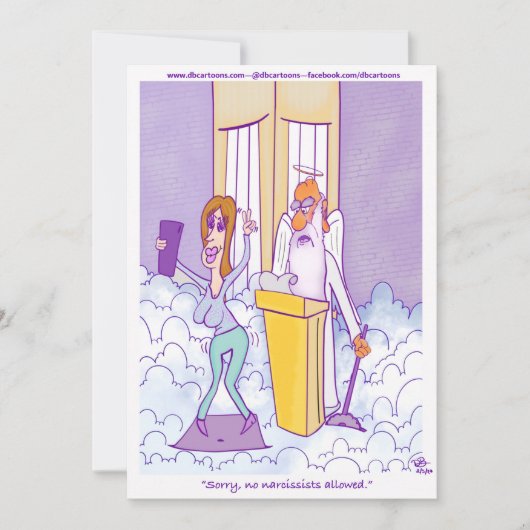 ナルシシスト フラット カード (正面)