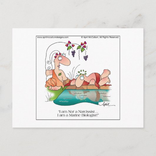 ナルシシスト ポストカード / エイプリル・マッカラム (正面)