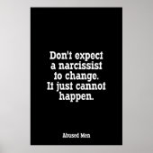 ナルシストが変わるとは思わないでくれ… ポスター (正面)