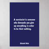 ナルシストとは… ポスター (正面)