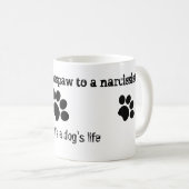 ナルシストのカトポーは犬のライフ引用文 コーヒーマグカップ (正面右)