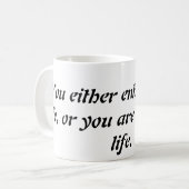 ナルシストのマグを避ける方法 コーヒーマグカップ (正面左)