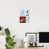 ナルシストの虐待を絶対に満足させない ポスター (ホームオフィス)