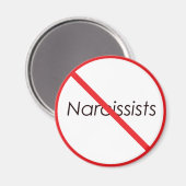 ナルシストはダメ! マグネット (正面/裏面)