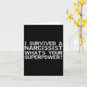 ナルシストを生き抜いた私 あなたのスーパーパワーの贈り物とは カード (黄色い花)
