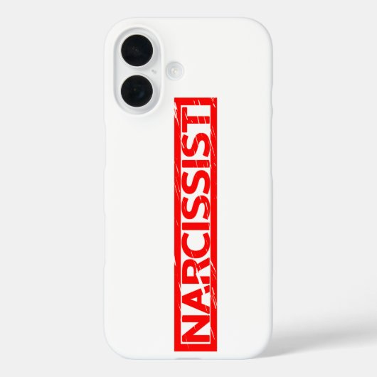 ナルシスト切手 Case-Mate iPhoneケース (裏面)