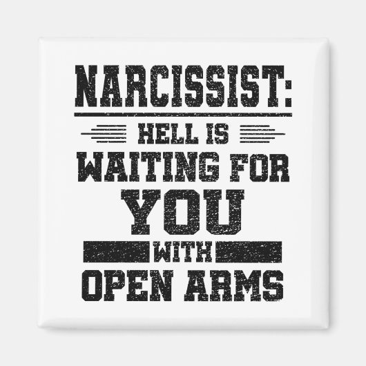 ナルシスト生存者 マグネット (正面)