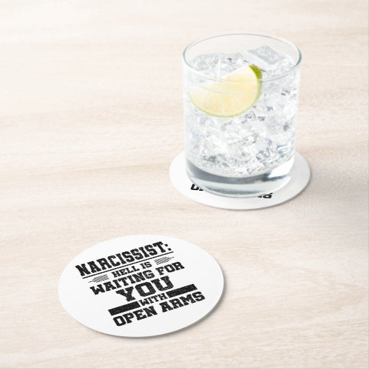 ナルシスト生存者 ラウンドペーパーコースター (インサイチュ)