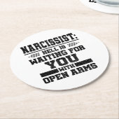 ナルシスト生存者 ラウンドペーパーコースター (アングル)