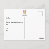 ナルシスト葉書 ポストカード (裏面)